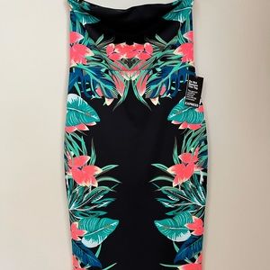 Express Floral Midi Dress Size: 10